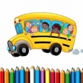 School Bus Coloring Book